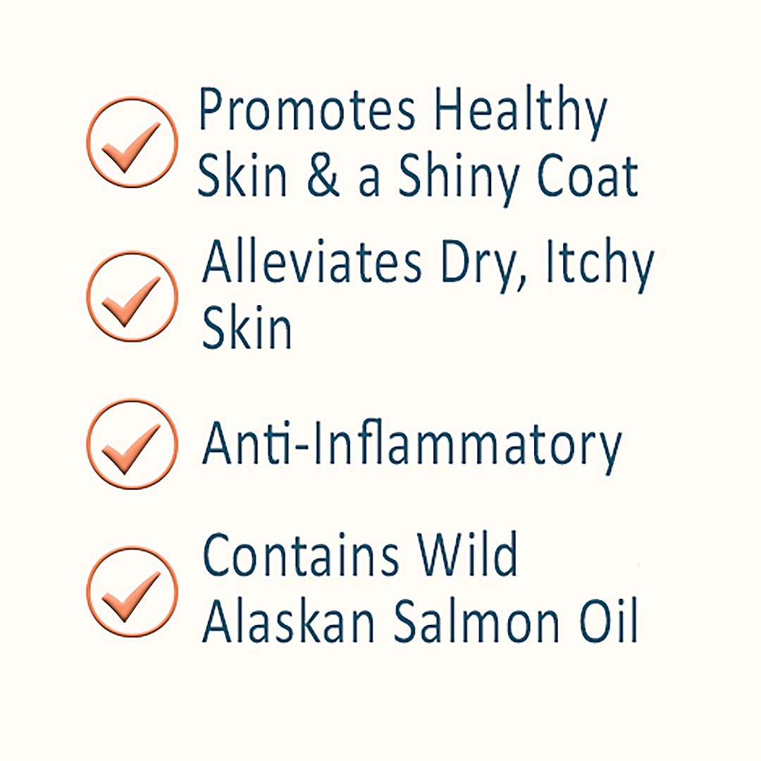 Wild Origins Skin & Coat Soft Chews, Omega-3 Wild Alaskan Fish Oil Health Supplement for Dogs
