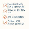 Wild Origins Skin & Coat Soft Chews, Omega-3 Wild Alaskan Fish Oil Health Supplement for Dogs