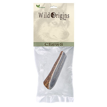 LARGE Elk Antler SPLIT Dog Chew 6-7" / Wholesale Retail Packaging